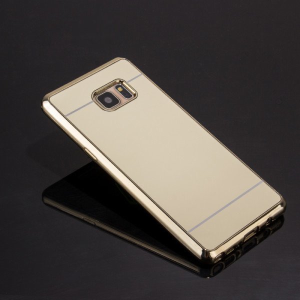 Wholesale Galaxy Note FE / Note Fan Edition / Note 7 Mirror Shiny Hybrid Case (Champagne Gold)